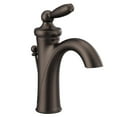 thumbnail image 2 of Moen 6600ORB Rubbed Bronze one-handle bathroom faucet, 2 of 9