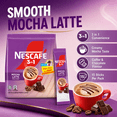 thumbnail image 6 of Nescafe 3 in 1 MOCHA Coffee Latte - Instant Coffee Packets - Single Serve Flavored Coffee Mix (15 Sticks), 6 of 7
