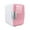 Pink, variant on Riforla Mini Fridge 4 Liter/6 Cans for Bedroom Office Dorm & Car Personal Small Refrigerator for Makeup Beverage Drinks Portable Thermoelectric Cooler & Warmer Mini Fridge for Bedroom Pink D