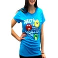 thumbnail image 3 of M&M M&M's M&Ms Candy Silly Character Face T-Shirt Girls Junior's (Size XXL, Teal Melts in Your Mouth), 3 of 3