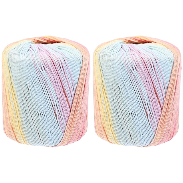 MIANGASTORE 2 Rolls DIY Weaving Rope Handmade Knitting Rope Cotton Rope for Craft Material