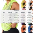thumbnail image 3 of Mifsaly Womens Mesh Workout Tank Tops Sleeveless Hooded Gym Shirts Deep Side Open Athletic Tops Lightweight Breathable Outdoor Running Cover Up XL, 3 of 8