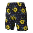 thumbnail image 5 of Naloa Sunflowers Men's Beach Shorts, Surfing shorts, Swim trunks, Quick Dry Swim Trunks for Surfing Beach Fun - 3X-Large, 5 of 9