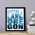 thumbnail image 3 of Designs ByLITA Portland, Oregon Inspirational, 5 x 7 Wooden Wall Print (Framed) | American Cities Stylish Home Decoration, 3 of 6