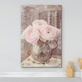 thumbnail image 2 of wall26 Canvas Print Wall Art Retro Vintage Faded Pink Roses in Urn Floral Botanical Photography Realism Chic Scenic Relax/Calm Multicolor Cool for Living Room, Bedroom, Office - 32"x48", 2 of 7