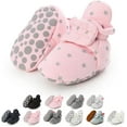 thumbnail image 2 of Infant Baby Boys Girls Slippers Cozy Fleece Booties Soft Bottom Warm Cartoon Socks Newborn Crib Shoes, 2 of 7