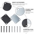 thumbnail image 3 of 4 Sets Guitar Neck Plates Neck Plate Fix Guitar Neck Joint Boards Guitar Reinforcement Boards, 3 of 8