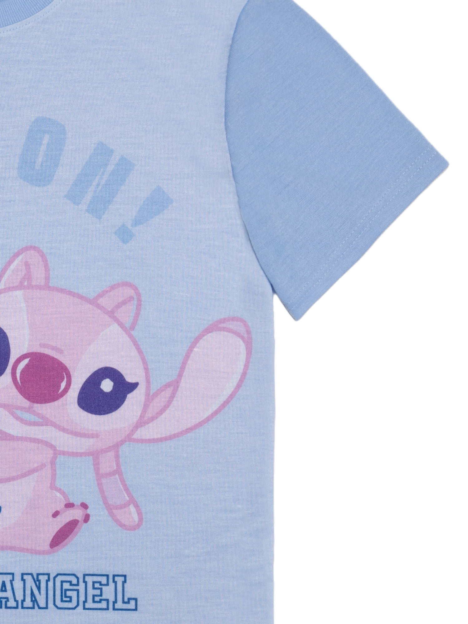 Lilo & Stitch Girls Short Sleeve Nightgown, Sizes 4-12