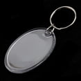 thumbnail image 3 of guohui 5x10Pieces Oval Shape Blank Insert Photo Picture Frame Split Keychain 5 Pcs, 3 of 9