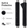 thumbnail image 2 of Set of 4 Refrigerator Door Handle Covers for Kitchen, Fridge Door Decor, Black, 2 of 7