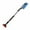 Blue, variant on Car Snow Remover Blue Snow Brush Red Ice Scraper Black Handle Long Handle Car Snow Cleaner Vehicle Snow and Ice Removal Tool
