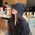 thumbnail image 5 of Gorro de punto holgado para mujer, gorro de invierno suave y cálido con calaveras para mujer, 5 of 5