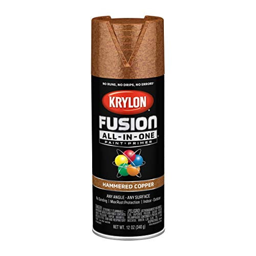 Krylon Hammered Spray Paint,Copper,12oz. K02786007