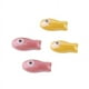 thumbnail image 5 of Cuentas sueltas de cerámica de peces pequeños de colores, accesorios de bricolaje hechos a mano, cuentas de cerámica en forma de pez, cuentas de agujero recto, collar, pulsera, accesorios, 5 of 6