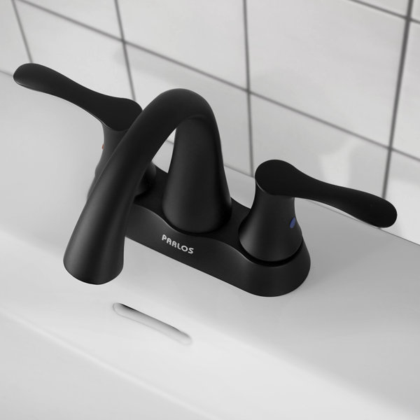 PARLOS Centerset 2-Handle Bathroom Faucet with Drain Assembly