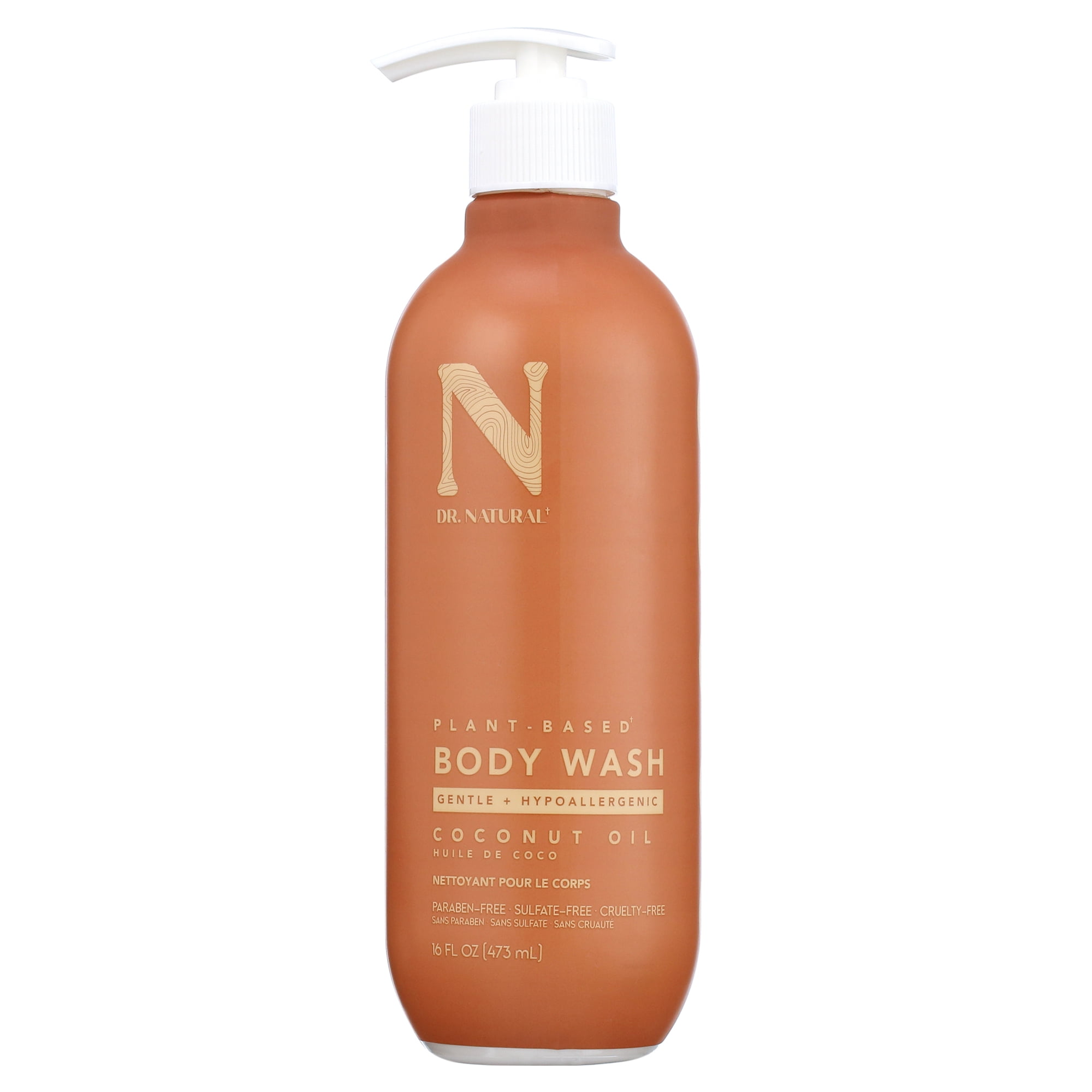 Dr. Natural Hydrating Coconut Oil Body Wash for All Skin Types