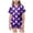 Purple, variant on Dmsael Pjs for Girls 2 Piece Pumpkin Ghost Sleepwear Short Sleeve Jammies for Kids Button-Down Nightwear Halloween Pajamas for Girls (Purple,4-5 Years)