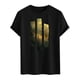 thumbnail image 4 of Camisa Casual de Cuello de la Tripulación de la Impresión de la Selva de Manga Corta Top Ligero de Poliéster para los Hombres, Camiseta de Manga Corta para el Uso Diario de Primavera Verano, 4 of 9