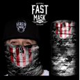 thumbnail image 3 of Red & White Skull Fleece Winter Neck Gaiter, 3 of 3