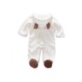 thumbnail image 2 of Newborn Baby Winter Warm Bear Jumpsuit Snowsuit Fleece Hoodie Romper S-XL, 2 of 3