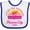 White and Royal, variant on Inktastic Summer Enjoy the Sunshine Panama City Florida in Pink Boys or Girls Baby Bib