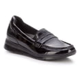 thumbnail image 2 of Walking Cradles Wc Dannon Women Loafer In Black Crinkle Patent, 2 of 7