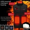 thumbnail image 5 of Wowcloth Cotton Heated Vest for Men and Women with 8-Zone 3-Level Adjustable Temperature Control, Sleeveless Hoodless Design for Winter Outdoor Activities and Casual Wear, 5 of 7