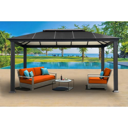 Newport 11x16 Hard Top Gazebo by Paragon Group USA
