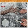 thumbnail image 5 of Huryfox Halloween Creepy Cloth Decoration Extra Large 180 x 30in Black Gauze Fabric Spooky Decor for Indoor and Outdoor, 5 of 5