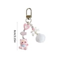 thumbnail image 5 of Lerpwige Elegant Cats Pendant Bag Hanging Pendant Keychain Pendant Alloy Texture Perfect for Decoration and Present Giving, 5 of 13