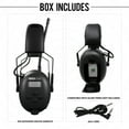 thumbnail image 2 of ISOtunes AIR DEFENDER AM/FM Earmuffs: Comfortable Wireless Hearing Protection with AM/FM Radio Tuner, 2 of 7