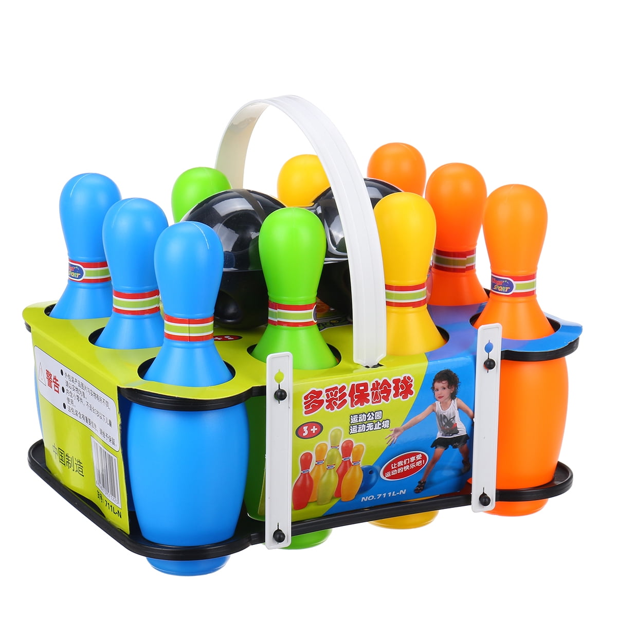 Kids Bowling Toy Set Children Toddler Indoor Outdoor Bowling Play Sport Game Fun
