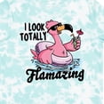 thumbnail image 4 of Inktastic I Look Totally Flamazing with Flamingo in Sunglasses Boys or Girls Toddler T-Shirt, 4 of 5