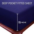 thumbnail image 4 of Twin Bed Sheet Set 1800 Thread Count Soft Breathable Microfiber Hypoallergenic Bed Sets 15 Inch Deep Pocket, 4 of 5