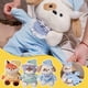thumbnail image 2 of TQEHS Pijama de dibujos animados de perro, zorro y koala, juguete de peluche suave para Navidad, cumpleaños, nuevo L3R2, 2 of 5