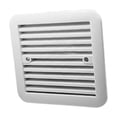 thumbnail image 3 of bedienty Side Exhaust Outlet Rainproof Design Net Vent Anti Shutters Black Bugs with Frame White, 3 of 6