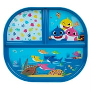 Baby Shark 2-Sided Plate - Dishwasher Safe Toddler Plate