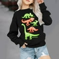 thumbnail image 2 of Cethrio Boys Sweatshirts, Printed Long Sleeve Pullover Spring and Autumn Tops Black Size 9-10 T, 2 of 4