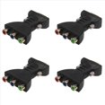 thumbnail image 1 of 4X 3 RGB Female to HD 15-Pin VGA Style Component Video Jack Adapter Conventer, 1 of 6