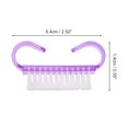 thumbnail image 4 of Unique Bargains 5 Pcs Durable Horn Nail Cleaning Brush for Cleaning Fingernails Small Purple, 4 of 7