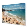 thumbnail image 2 of Designart "Paradise for Surfers I" Nautical & Beach Metal Wall Decor, 2 of 5