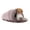 Blush, variant on Arlee Slipper Oval Round Cuddler - Pet Dog Cat Bed - Covered Hooded - Calming Reduce Anxiety - Washable Easy Care - Small/Medium (choose your color)