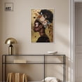 thumbnail image 3 of Beautiful Flowers In Her Hair Canvas Modern Boho Wall Art by Art Remedy, White Frame, 20" x 30", 3 of 7