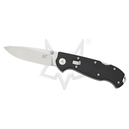 Fox Knives Ron Lake Lockback FX-RL01 G10 Pocket Knife N690Co Stainless & Black G10