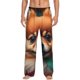 thumbnail image 1 of Fotbe Colorful Leaf Chihuahua Pantalones de Pijama para Hombre, Pantalones de Dormir, Pantalones de Casa con Cintura Ajustable y Bolsillos-Medium, 1 of 6