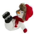 thumbnail image 3 of Northlight Fallen Ice Skating Snowman Christmas Figure - 10", 3 of 6