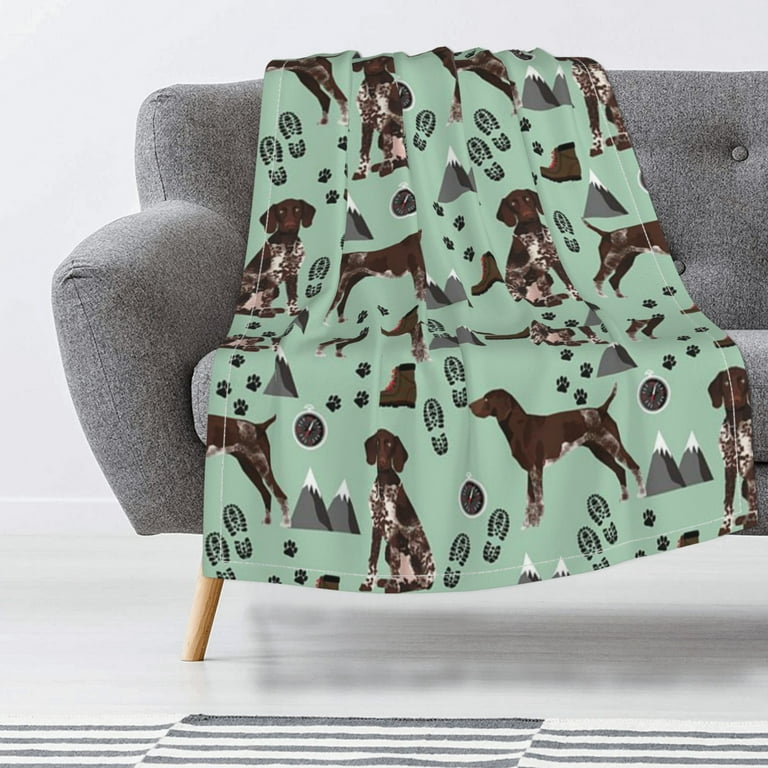 German Shorthaired Pointer Blanket For Boys Girls Neutral 40x50 Inches Soft Double Layer Baby Blankets With Dotted Backing Receiving Blanket Bed Throws For Newborn Infant Babies Walmart