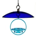 thumbnail image 2 of Mosaic Birds M383-200-15 Petite Glass Baffle Dome Bird Feeder, Cobalt Blue, 2 of 7