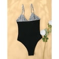 thumbnail image 7 of 2023 New Swimsuits Arrving!TIANEK Special Women One-Piece Swimwear Water Skiing Mother's Day Summer Printed Retro Ruched Strapless Splicing Bikini Clearance, 7 of 7