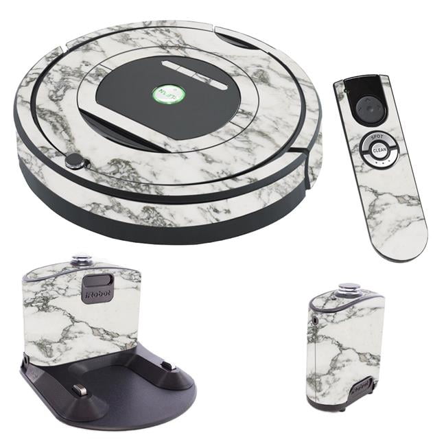 MightySkins IRRO770White Marble Skin for iRobot Roomba 770 Robot